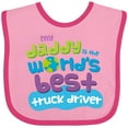 thumbnail image 3 of Inktastic Truck Driver Daddy Boys or Girls Baby Bib, 3 of 4