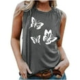 thumbnail image 1 of LSLJS Blouse Sans Manches Imprimée Décontractée pour Femme à Col Rond, Aguichant, Ajustée, Chandail à Enfiler, Débardeurs pour Femmes, 1 of 4