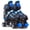 Blue, variant on Kids Roller Skates, 4 Size Adjustable, Roller Skates with Light up Wheels for Girls Boys, Outdoor Indoor Roller Skates, Perfect Birthday Gift for Children, Blue/Pink