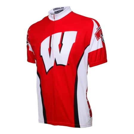 Wisconsin Cycling Jersey - Adrenaline Promotions University of Wisconsin Badger Cycling Jersey