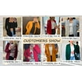thumbnail image 6 of FOLUNSI Women's Cardigan Casual Lightweight Knit Cardigan Sweaters of Female s-2x, 6 of 9