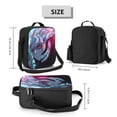 thumbnail image 2 of Anime Dandadan Insulated Lunch Bag Portable Thermal Lunchbag Reusable Bento Tote Bag Snack Bags, 2 of 9