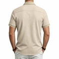 thumbnail image 5 of Guluxicc Men's Golf Shirts with Pockets Button Down Collared Short Sleeve Tops for Everyday Wear Business Casual Outfits, 5 of 9