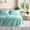 Aqua, variant on Satin Bed Sheet Set, Luxury and Silky Solid Color Sheet and Pillowcase Set, Flat Sheet, Pillowcases, Fitted Sheet with Deep Pocket, Aqua/Twin
