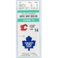 thumbnail image 1 of Calgary Flames Vs. Toronto Maple Leafs Vintage Ticket Maple Leaf Gardens 1991, 1 of 1