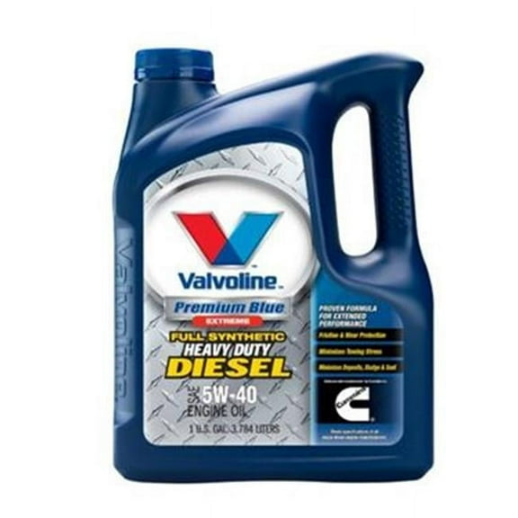 Valvoline Premium Blue Extreme 5W-40 Full Synthetic Heavy Duty Engine Oil, 1 Gallon
