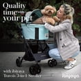 thumbnail image 7 of IBIYAYA 3-in-1 Tri-Fold Pet Carrier, Spearmint, 33 lb Limit, 7 of 7