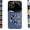 Blue A, variant on Dragon Compatible with Magsafe Glass Phone Case,Merryklein Personalized Name Magnetic Gradient Dragon Pattern Glass Phone Case