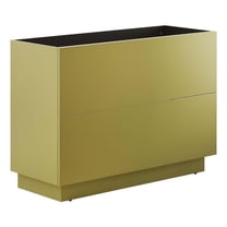 Modway Quantum 48" Bathroom Vanity Cabinet (Sink Basin Not Included) in Gold