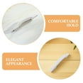 thumbnail image 3 of OUNONA Freezer Door Handle Silver Plastic Durable Easy Open for Home 2Pcs, 3 of 8