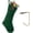 Green, variant on Christmas Stockings with Initials, Letter A Embroidered Xmas Stockings, 18" Large Monogram Knitted Xmas Stocking, Christmas Party Fireplace Family Hanging Stocking Decorations