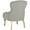 Granite/White Washed, variant on SAFAVIEH Falcon Tufted Arm Chair Robins Egg Blue