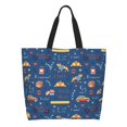 thumbnail image 1 of Easygdp French Bulldog Dog In Beret Bolsas Tote para Mujer, Bolsos de Hombro para Viaje, Bolsos de Mano de Gran Capacidad para Compras y Trabajo, 1 of 8