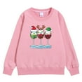 thumbnail image 1 of DGHM Heavy Blend Youth Hooded Sweatshirt Female Purge Outfit The Purge Children's Autumn and Winter Christmas Printed Pullover Hoodiefree Pink, 1 of 4