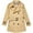 Tan, variant on Isaac Mizrahi Boy's Double Breasted Belted Trench Coat-Raincoat With Epaulettes