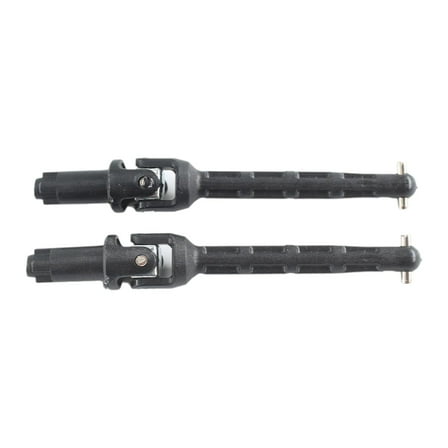 2 Pieces Front Drive Shaft RC Driveshaft Spare Parts Sturdy Plastic Construction for 1/18 Scale RC Model Cars