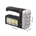 thumbnail image 3 of TIMIFIS Cold Kettle Led Flashlights High Powered Super Bright Flashlight Rechargeable 3 Modes Lights with Side Light for Emergency Outdoor Home Camping Hiking Gift Kitchen Gadgets, 3 of 8