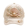 thumbnail image 2 of 3D Ocean Creatures Embroidery Cap, Funny Sea Animal Hat Adjustable Raised Embroidered Sea Animal Hat for Women Men, 2 of 3