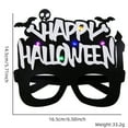 thumbnail image 2 of JOGZMZ Halloween LED Light Up Glasses for Adults & Kids - Funny Party Accessories with Pumpkin, Bat, Skull Designs - Purple Accents - 6.5x5.7 Inches, 2 of 5