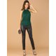 thumbnail image 4 of INSPIRE CHIC Camiseta sin mangas con cuello halter y lentejuelas sin mangas para mujer Verde XS, 4 of 6