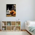 thumbnail image 4 of Shiartex Kitchen Canvas Wall Art Coffee and Red Wine Paintings Vintage Farmhouse Pictures Bread Fruit Artwork Prints Framed for Dinning Room Bar Home Wall Decor Ready to Hang 12x16in/16x20in, 4 of 4