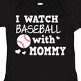 thumbnail image 4 of Inktastic I Watch Baseball with My Mommy Boys or Girls Baby Bodysuit, 4 of 5