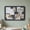 Dark Gray-DY, variant on MMJ 30 Push Pins Included Bulletin Board 23.62x15.75in Rectangle Pin Board No Drill Self Adhesive Wall Mount for Photo Display Message Notes Home Office Decor