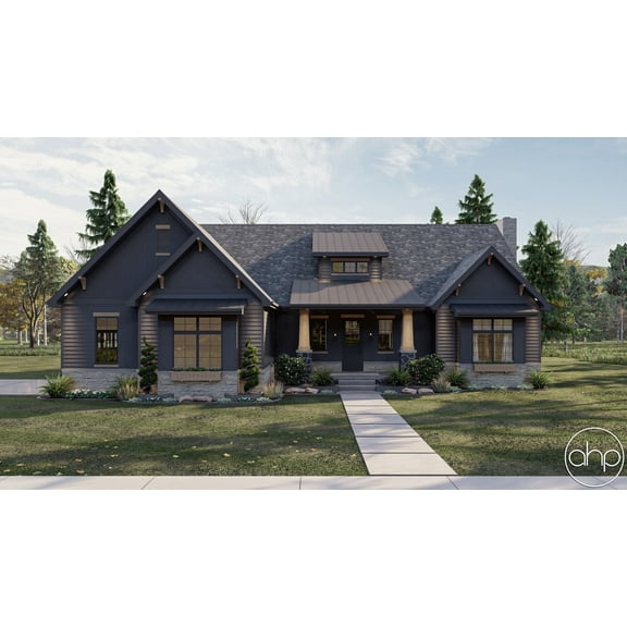 Advanced House Plans: Builder Ready Blueprints | Elkhorn Falls 30202 | 1 Story Plan
