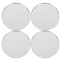 OUNONA 4Pcs Silver Car Hub Covers Plastic Wheel Caps Tire Accessories Durable and Protective