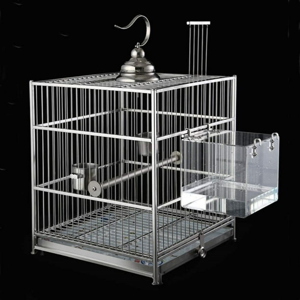 Caja De Ducha De Baño Plato De Ducha De Baño Accesorio De Jaula De Bañera De Pájaro Bañera De Pájaro De Acrílico Caja De Ducha De Baño Tazón Con Ganchos Accesorio De Jaula ANGGREK Bird Bathtub