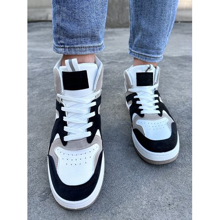 

Colorblock Lace-up Front Skate Shoes Women‘s Footwear