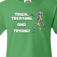 thumbnail image 4 of Inktastic Trick Treating and Trying Autism Awareness with Zombie Youth T-Shirt, 4 of 5