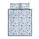 thumbnail image 5 of Juego de cama edredón con estampado de copos de nieve azules, 5 of 5