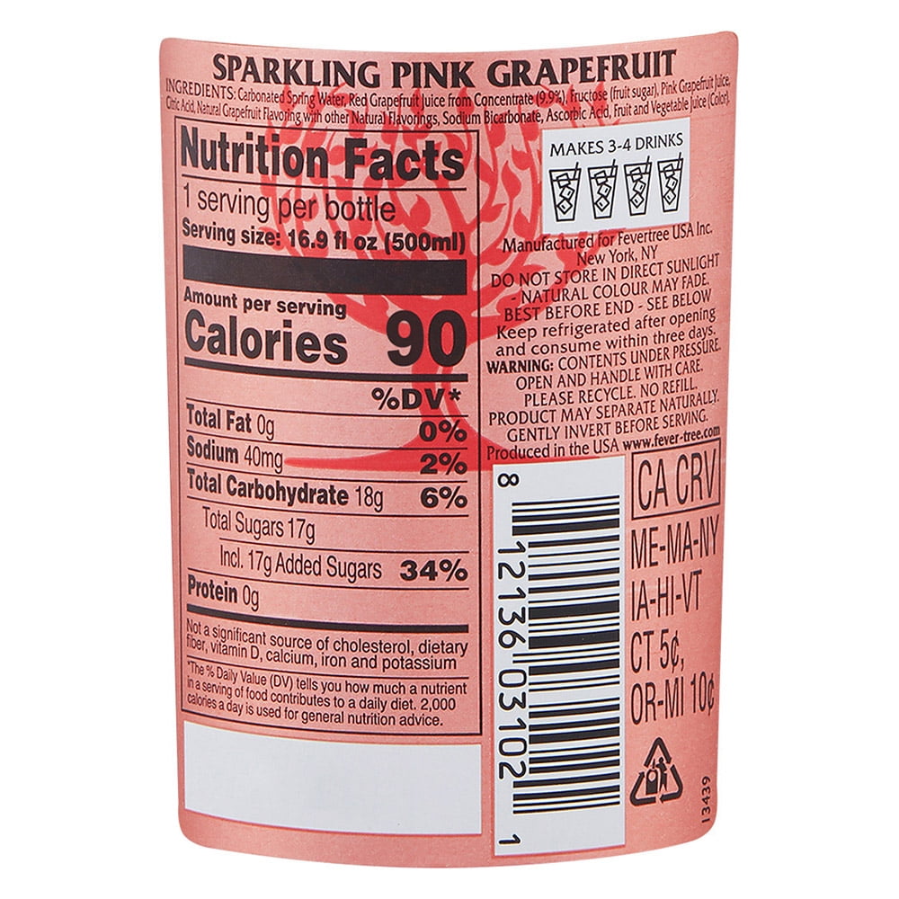 F.T. SPKLNG PNK GRPFRT ( 8 X 16.9 OZ   )