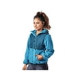 thumbnail image 2 of Alta Women's Two-Tone Full-Zip Fleece Jacket - Teal/Peacock - Large, 2 of 6