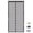 black, variant on Magnetic Screen Door, Hands Free Mesh Partition, Screen Door Mesh Curtain Keeps Bugs Out, Frame Hook & Loop, Pet And Kid Friendly - black