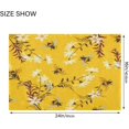 thumbnail image 3 of Bathroom Rug Mat Funny Bee Bath Mat Super Soft Absorbent Plush Shaggy Bath Rugs Non Slip Quick Dry Bath Carpet for Bathroom Floor Tub Shower, 24x16 Inches Home Decor Gifts, 3 of 5