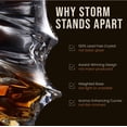 thumbnail image 4 of Juego de 2 vasos para whisky TSUKIGLASS Storm de cristal sin plomo de 10 oz, 4 of 6