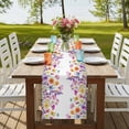 thumbnail image 4 of Table Runners 36 Inches Long Dress Scarves, Pink Spring Floral Farmhouse Kitchen/Dining Table Runner, Short Coffee Tablerunners, Flowers Elegant Pastoral Watercolor 13x36 Inch, 4 of 9