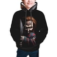 thumbnail image 5 of Lsque Chucky Patten Youth Hoodie Sweatshirt Pullover with Kangaroo Pocket Boys and Girls Hoodie Warm Hoodie for Kids, 5 of 8