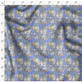 thumbnail image 4 of Soimoi Poly Georgette Tissu Feuilles & Magnolia Imprimé Floral par Yard 42 Pouces de Large, 4 of 5