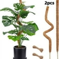 thumbnail image 1 of 2pcs Moss Pole  Bendable Moss Pole for Climbing Plants Indoor  Handmade Coco Coir Support Stakes, 1 of 1