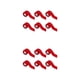 thumbnail image 1 of Toystoory Cinta de kinesiología de aplicación amplia de 6 rollos para parche muscular fácil protección de tobillos parche muscular rojo 3,8 rojo 3.8 cm * 5m 2Conjunto, 1 of 6
