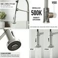 thumbnail image 5 of VIGO  Edison Pull-Down Spray Kitchen Faucet Stainless Steel Faucet with Braddock Soap Dispenser Stainless Steel Finish, 5 of 10