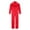 Red, variant on OGLCCG Mens Work Coveralls Safety Mechanic Jumpsuits Solid Long Sleeve Coverall Work Wear with Multi Pockets