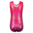 thumbnail image 2 of BAOHULU 3-14Y Girls Gymnastics Leotard Sleeveless Red Ballet Dancewear, 2 of 5