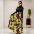 thumbnail image 3 of BintaRealWax African Women African Print Long Skirt Ankara Dashiki High Waist A Line Maxi Long Umbrella Skirt Ladies Clothing WY1744, 3 of 5