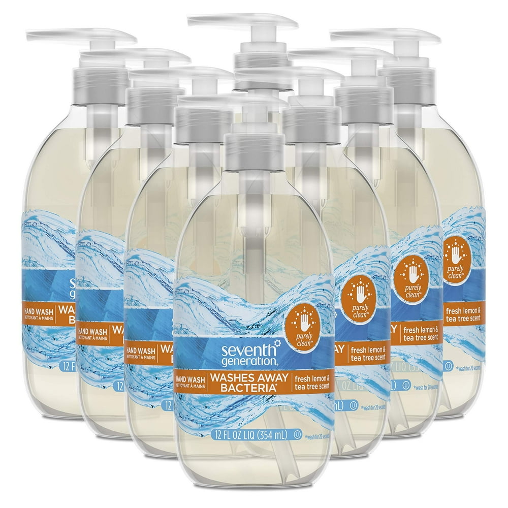 Seventh Generation Purely Clean Hand Wash Soap, Fresh Lemon and Tea