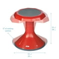 thumbnail image 3 of ECR4Kids ACE Active Core Engagement Wobble Stool, 15-Inch Seat Height, Flexible Seating, Red, 3 of 10
