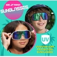 thumbnail image 2 of Pack de 2 gafas de sol Dude Perfect para niños y niños, color negro y camuflaje, 2 of 6